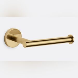 Gold Wall-Mounted Toilet Paper Holder
